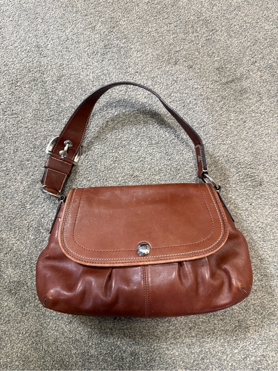 Coach Handbags - COACH Y2K Pleated Soho Brown Leather Hobo Shoulder Purse Bag F13729